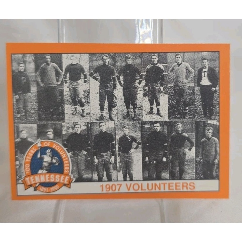 1990 100 Years of Tennessee Volunteers - 1907 Team Picture #208 Trading Card